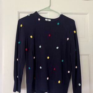 Polkadot Navy Sweater